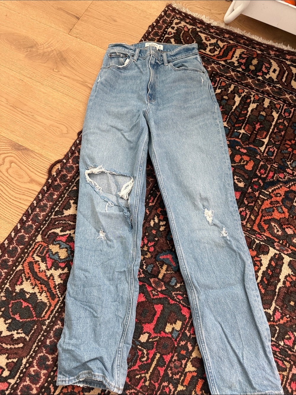 Light Blue Distressed Women’s Jeans